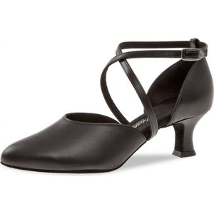 Diamant Dames Ballroom Dansschoenen 048-068-034 – Stijldansen - Kleur: Zwart - Maat 38