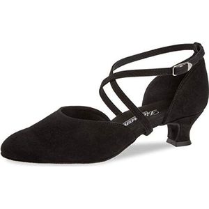 Diamant TANZSCHUHMANUFAKTUR 048-112-001, dansschoenen voor dames, Zwart, 34 EU X-Breed