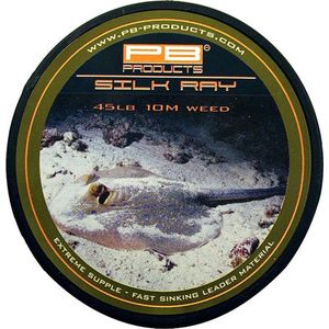 PB Products - Silk Ray Leader materiaal - 10 meter - Gravel (45 lb)