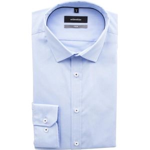 Seidensticker - Business Overhemd - Blauw - Strijkvrij - X-Slim Fit
