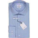 Seidensticker - Business Overhemd - Blauw - Strijkvrij - X-Slim Fit