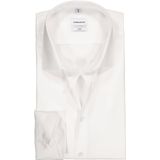 Zijdestickers - Heren Overhemd - Wit - 100% Katoen - Slim Fit