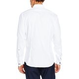 Seidensticker - Shaped Fit - Overhemd - Wit - Strijkvrij - Boordmaat: 37