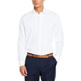 Seidensticker - Shaped Fit - Overhemd - Wit - Strijkvrij - Boordmaat: 37