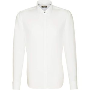 Seidensticker Gala shirt beige, Effen