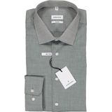 Seidensticker - Shaped Fit Overhemd - Grijs - 100% Strijkvrij Katoen