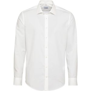 Seidensticker - Slim Fit Overhemd - Katoen - Wit