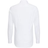 Seidensticker - Zakelijk Overhemd - Strijkvrij - Kent Kraag - Lange Mouwen - 100% Katoen - Wit