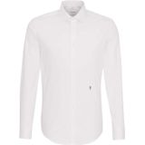 Seidensticker - Zakelijk Overhemd - Strijkvrij - Kent Kraag - Lange Mouwen - 100% Katoen - Wit