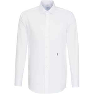 Seidensticker regular fit overhemd, popeline, wit