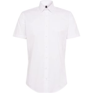 Seidensticker - Slim Fit Overhemd - Wit - Strijkvrij - 100% Katoen