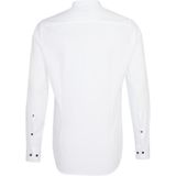 Overhemden - Wit - Slim Fit - Lange Mouwen - Opstaande Kraag