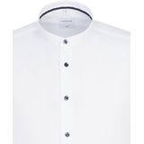Overhemden - Wit - Slim Fit - Lange Mouwen - Opstaande Kraag