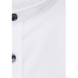 Overhemden - Wit - Slim Fit - Lange Mouwen - Opstaande Kraag