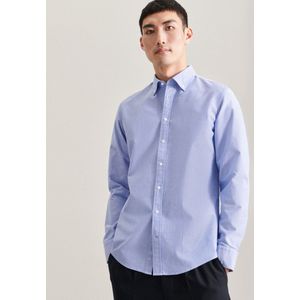 Seidensticker x-slim fit overhemd, Oxford, blauw