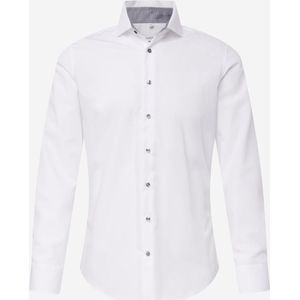 Seidensticker - Businessoverhemd - Wit - Slim 1/1 Kentkraag