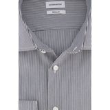 Seidensticker - Regular Fit - Overhemd - Donkerblauw met Wit Gestreept - 100% Katoen