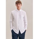 Seidensticker - Regular Fit Overhemd - Wit - 100% Katoen