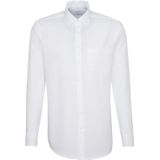 Seidensticker - Regular Fit Overhemd - Wit - 100% Katoen