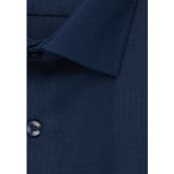 Seidensticker - Overhemd - Strijkvrij - Blauw - Katoen