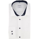 Splendesto - Herenoverhemd - Wit - Katoen - Strijkvrij