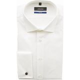 Seidensticker - Businessoverhemd - Ecru - Shaped - Lange Mouwen - Kentkraag