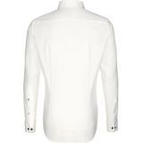 Seidensticker - Shaped Fit - Smoking Overhemd - Beige - Popeline