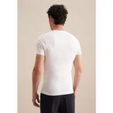 Seidensticker - Regular T-shirt - Wit