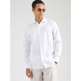 Seidensticker - Wit Effen Overhemd - 100% Katoen - Kent Kraag - Lange Mouwen