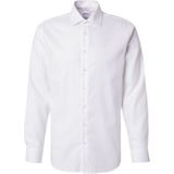 Seidensticker - Wit Effen Overhemd - 100% Katoen - Kent Kraag - Lange Mouwen