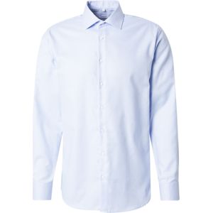 Seidensticker - Shaped Fit - Overhemd - Lichtblauw - Strijkvrij, Boordmaat: 37