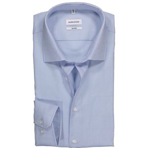 Seidensticker - Zakelijk Overhemd - Blauw - Shaped Fit
