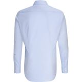 Zijden Sticker - Herenoverhemd - Blauw - 100% Katoen - Slim Fit