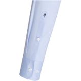 Zijden Sticker - Herenoverhemd - Blauw - 100% Katoen - Slim Fit