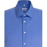 Overhemden - Lichtblauw - 100% Katoen - Slim Fit - Korte Mouwen