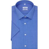 Overhemden - Lichtblauw - 100% Katoen - Slim Fit - Korte Mouwen