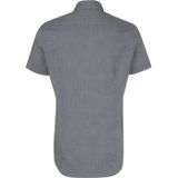 Seidensticker - Slim Fit Overhemd - Blauw - Katoen