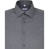 Seidensticker - Slim Fit Overhemd - Blauw - Katoen