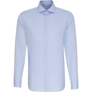 Seidensticker - Slim Fit - Overhemd - Lichtblauw - Fijn Oxford