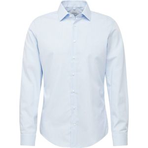 Seidensticker Gestreept Slim Fit Overhemd Lichtblauw