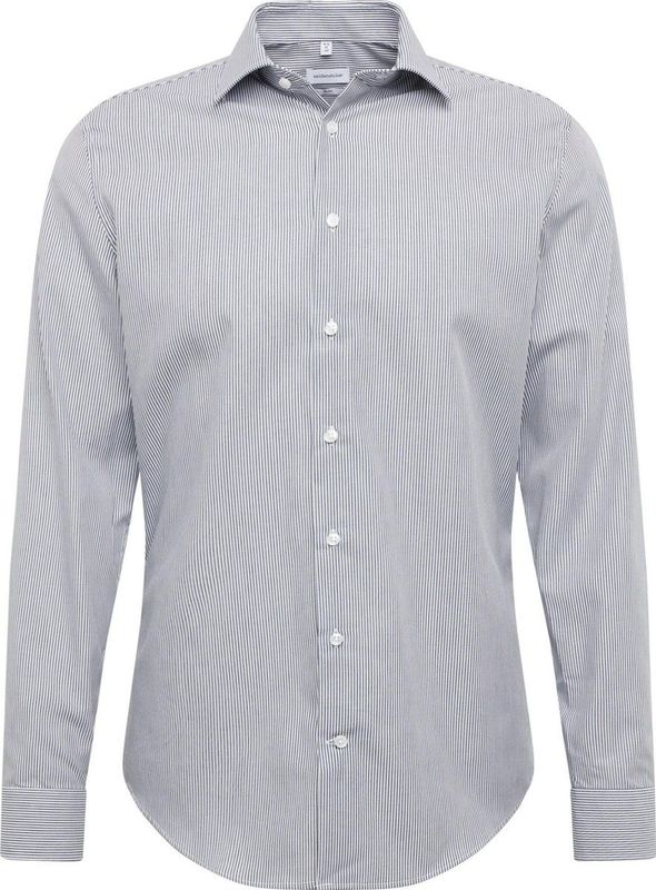 Seidensticker Zakelijk overhemd voor heren, blauw (donkerblauw 19), 36