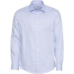 Seidensticker - Slim Fit Overhemd - Lichtblauw - Strijkvrij - 100% Katoen