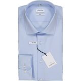 Zijdesticker - Herenoverhemd - Wit - 100% Katoen - Verstelbare Manchetten