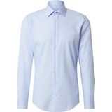 Zijdesticker - Herenoverhemd - Wit - 100% Katoen - Verstelbare Manchetten