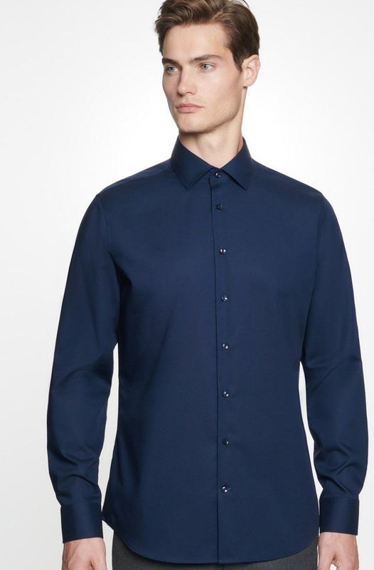 Seidensticker - Heren Overhemd - Lichtblauw - 10 38