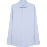 Seidensticker - Businesshemd - Lichtblauw - Katoenmix - Slim Fit