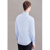 Seidensticker - Businesshemd - Lichtblauw - Katoenmix - Slim Fit