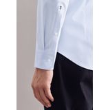 Seidensticker - Businesshemd - Lichtblauw - Katoenmix - Slim Fit