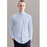 Seidensticker - Slim Fit - Overhemd - Blauw Gestreept