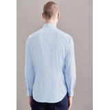 Seidensticker - Slim Fit - Overhemd - Blauw Gestreept
